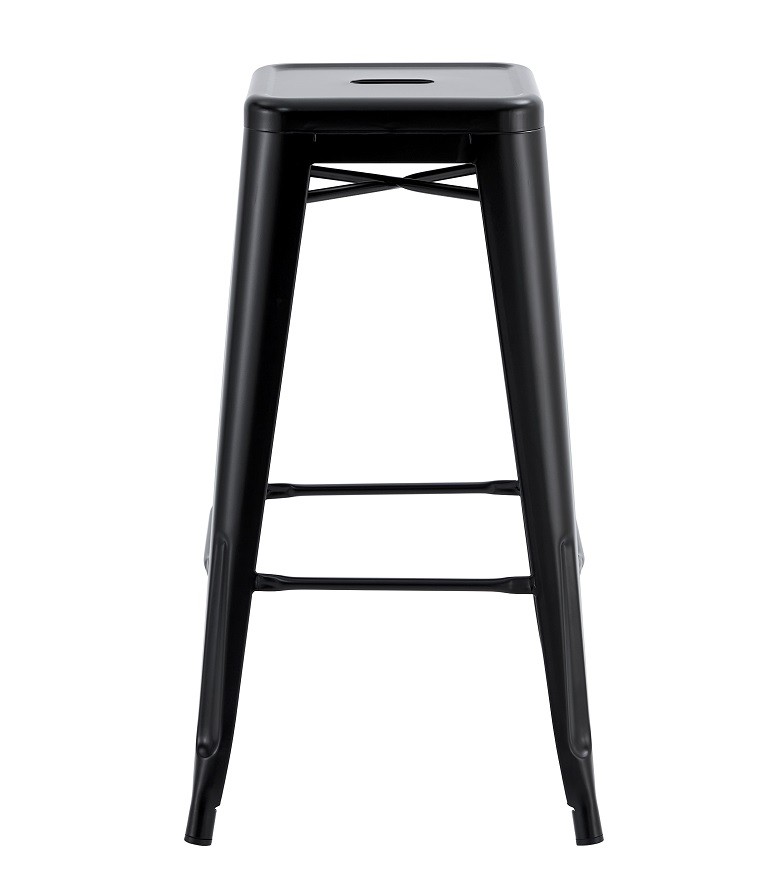 Taburete TOL EK LIMITED, acero, negro