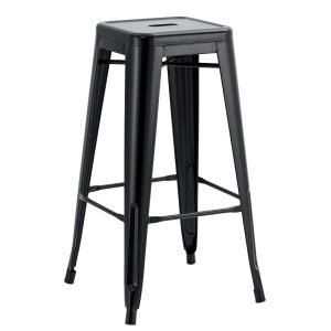 Taburete TOL EK LIMITED, acero, negro